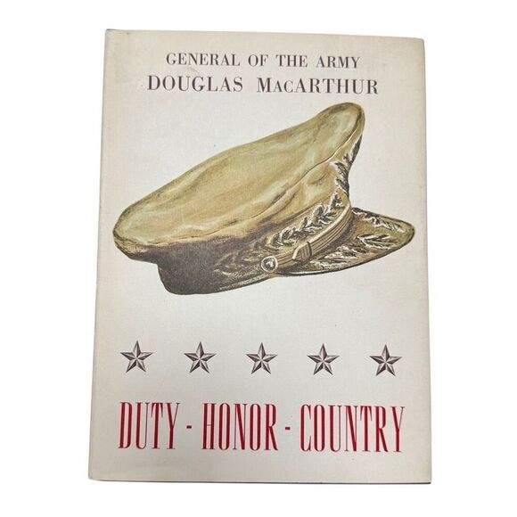 General Douglas MacArthur: Duty Honor Country, 1962 HB, Stated First Edition - Picture 1 of 7
